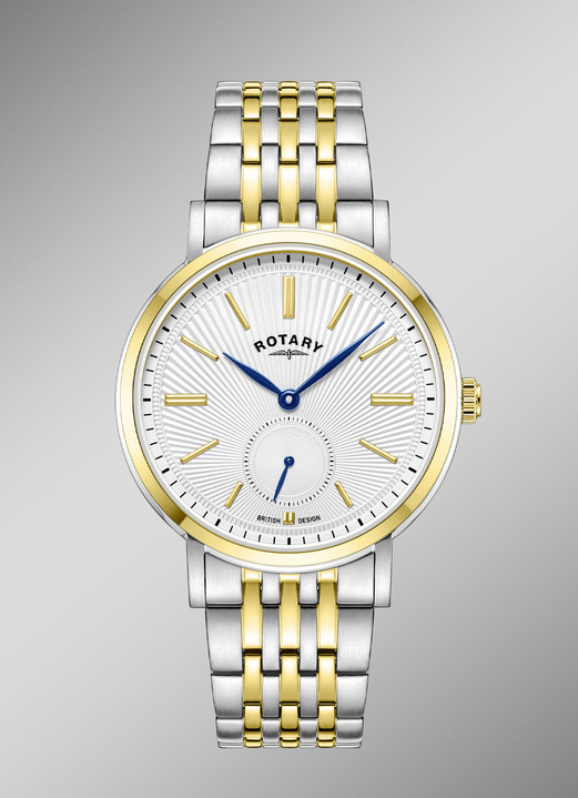 Rotary - Rotary Quartz-Herrenuhr mit Edelstahlbandgehäuse, in Farbe  Ansicht 1