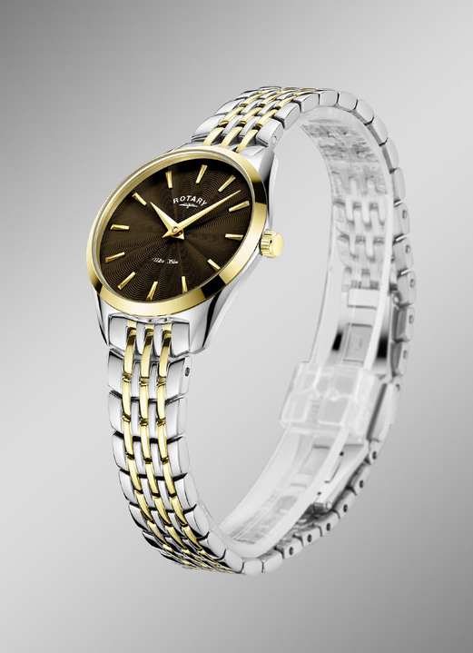 Rotary - Rotary Quartz-Damenuhr mit Edelstahlbandgehäuse, in Farbe  Ansicht 2