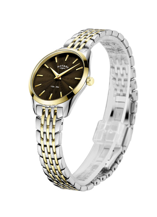 Rotary - Rotary Quartz-Damenuhr mit Edelstahlbandgehäuse, in Farbe  Ansicht 5