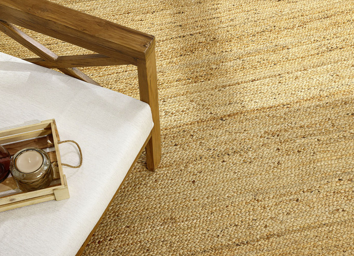 Modern - Teppiche und Brücken aus Jute, in Größe 160 (Galerie 80x150 cm) bis 170 (Galerie 80x400 cm), in Farbe NATUR Ansicht 4