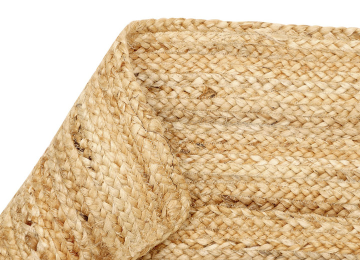 Modern - Teppiche und Brücken aus Jute, in Größe 160 (Galerie 80x150 cm) bis 170 (Galerie 80x400 cm), in Farbe NATUR Ansicht 6