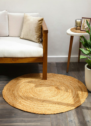 Teppiche und Brücken aus Jute