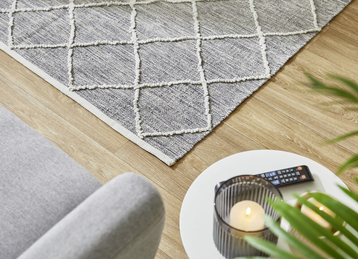 Modern - Moderne Brücken und Teppiche aus 100% Baumwolle, in Größe 113 (Brücke, 70x140 cm) bis 256 (Teppich, 170x240 cm), in Farbe BRAUN Ansicht 7