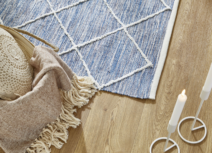 Modern - Moderne Brücken und Teppiche aus 100% Baumwolle, in Größe 113 (Brücke, 70x140 cm) bis 256 (Teppich, 170x240 cm), in Farbe BRAUN Ansicht 12