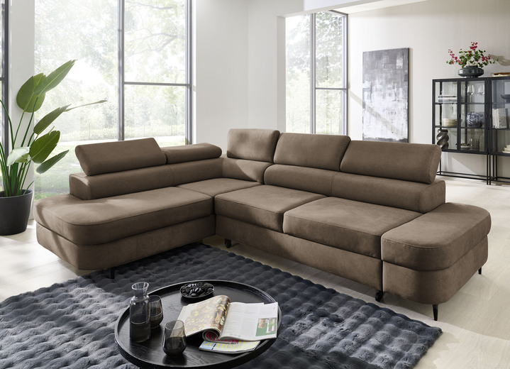 Polsterecken - Komfortable Polsterecke mit Funktion und Bettkasten, in Farbe BEIGE Ansicht 19