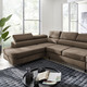 Polsterecken - Komfortable Polsterecke mit Funktion und Bettkasten, in Farbe BEIGE – Farbe BRAUN – Ansicht 4