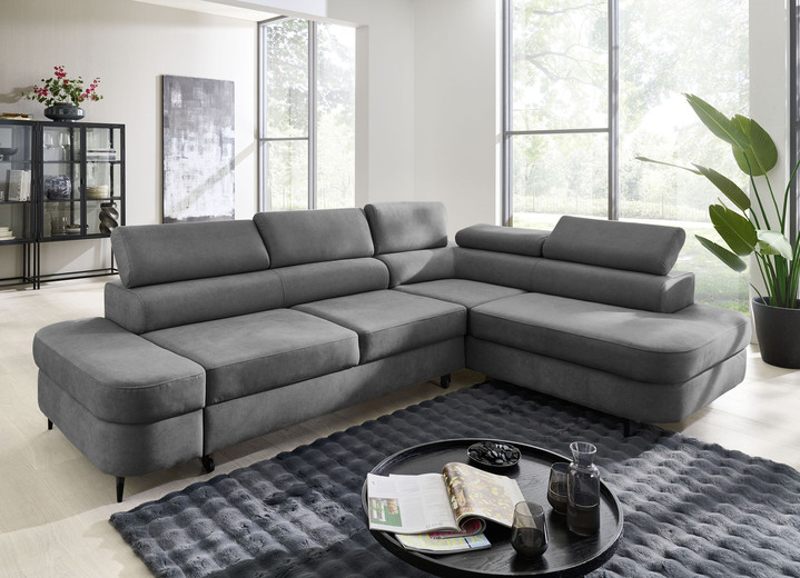 Polsterecken - Komfortable Polsterecke mit Funktion und Bettkasten, in Farbe BEIGE Ansicht 10