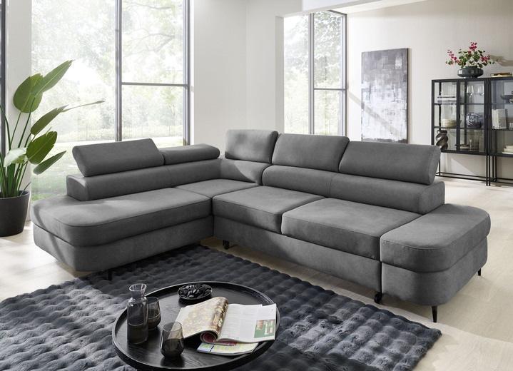 Polsterecken - Komfortable Polsterecke mit Funktion und Bettkasten, in Farbe BEIGE Ansicht 22