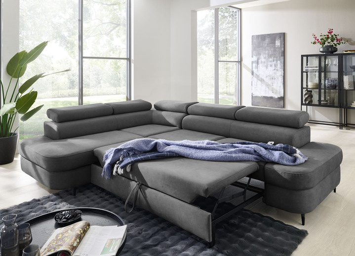 Polsterecken - Komfortable Polsterecke mit Funktion und Bettkasten, in Farbe BEIGE Ansicht 23