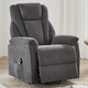 TV-Sessel / Relax-Sessel - Gemütlicher TV-Sessel mit Motor und Aufstehhilfe, in Farbe CREME – Farbe GRAU – Ansicht 1