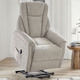 TV-Sessel / Relax-Sessel - Gemütlicher TV-Sessel mit Motor und Aufstehhilfe, in Farbe CREME – Farbe CREME – Ansicht 2