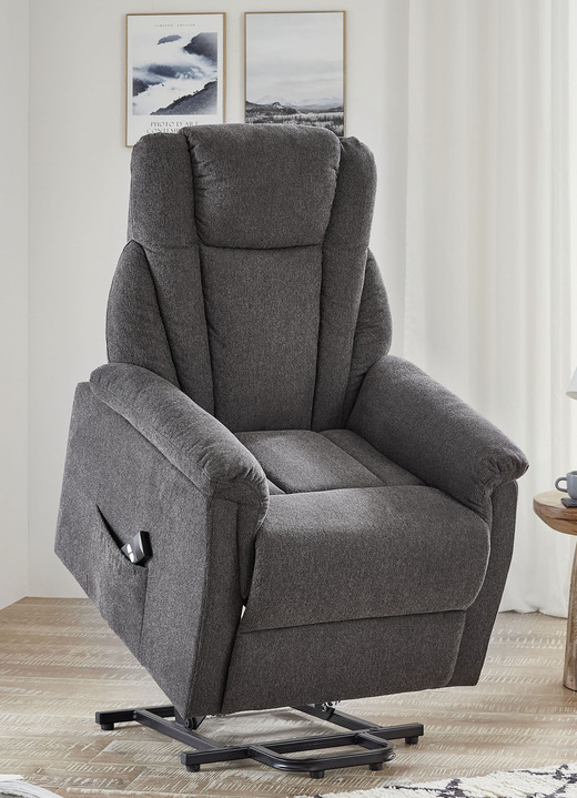 TV-Sessel / Relax-Sessel - Gemütlicher TV-Sessel mit Motor und Aufstehhilfe, in Farbe CREME Ansicht 5