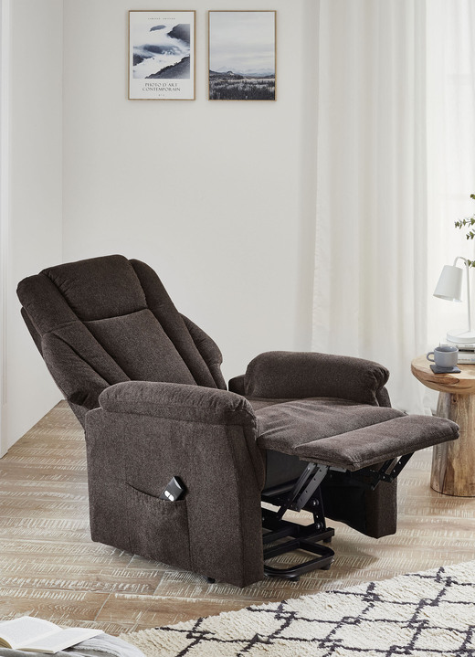 TV-Sessel / Relax-Sessel - Gemütlicher TV-Sessel mit Motor und Aufstehhilfe, in Farbe CREME Ansicht 9