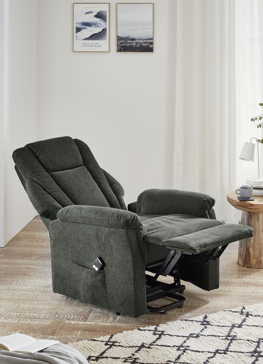 TV-Sessel / Relax-Sessel - Gemütlicher TV-Sessel mit Motor und Aufstehhilfe, in Farbe CREME Ansicht 12