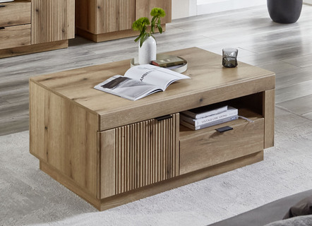 Couchtisch mit 2 Türen und Schublade