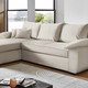 Polsterecken - Polsterecke mit Bettfunktion und Bettkasten, in Farbe CREME – Farbe CREME – Ansicht 1