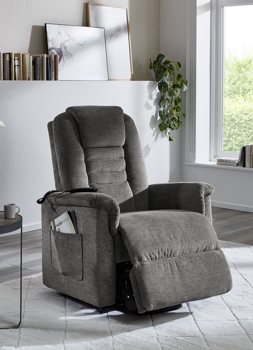 TV-Sessel / Relax-Sessel - TV-Sessel mit Motor und Aufstehhilfe, in Farbe ANTHRAZIT Ansicht 1