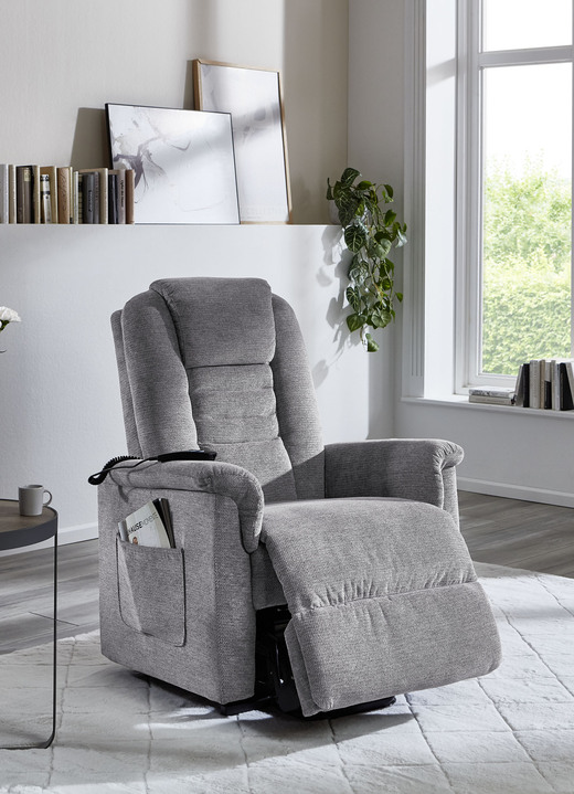 TV-Sessel / Relax-Sessel - TV-Sessel mit Motor und Aufstehhilfe, in Farbe ANTHRAZIT Ansicht 4