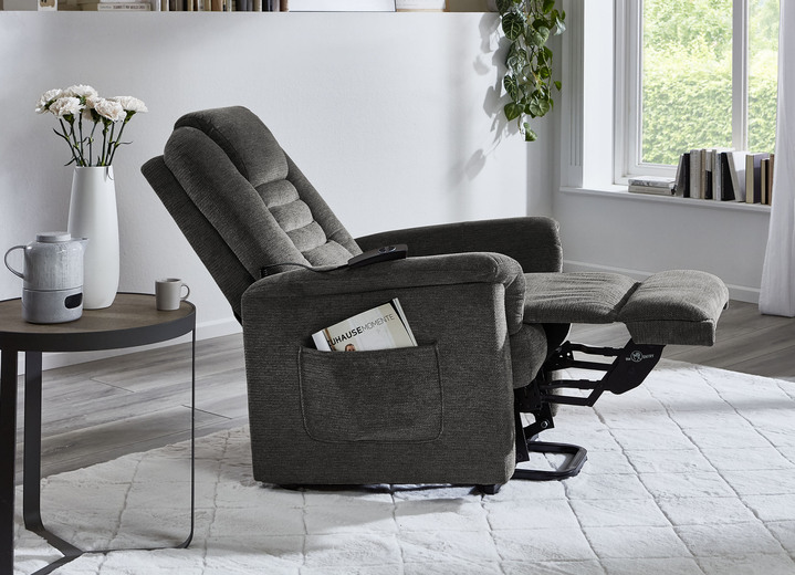 TV-Sessel / Relax-Sessel - TV-Sessel mit Motor und Aufstehhilfe, in Farbe ANTHRAZIT Ansicht 3