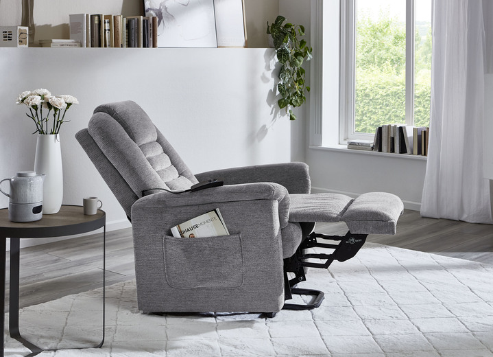 TV-Sessel / Relax-Sessel - TV-Sessel mit Motor und Aufstehhilfe, in Farbe ANTHRAZIT Ansicht 6