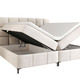 Boxspringbetten - Boxspringbett mit Bettkasten und Topper, in Farbe CREME – Farbe CREME – Ansicht 2