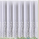 Plauener Stickerei - Hochwertiger Blumenfensterstore Blumenfenster-Store – Farbe WEISS – Ansicht 1 Plauener Stickerei - Hochwertiger Blumenfensterstore Blumenfenster-Store, in Größe 140 (125x300 cm) bis 181 (175x600 cm), in Farbe WEISS – Farbe WEISS – Ansicht 1