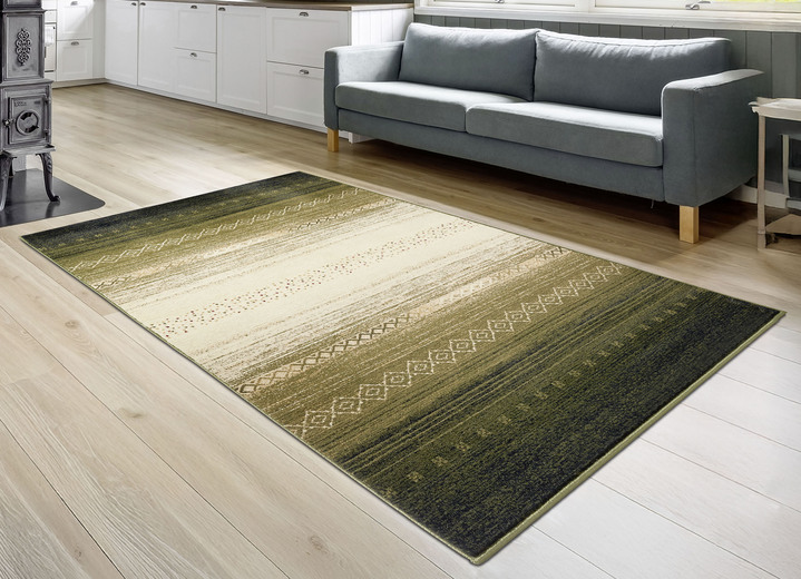 Modern - Gewebte Brücken und Teppiche, in Größe 112 (Brücke, 60x110 cm) bis 282 (Teppich, 200x290 cm), in Farbe TERRA Ansicht 2