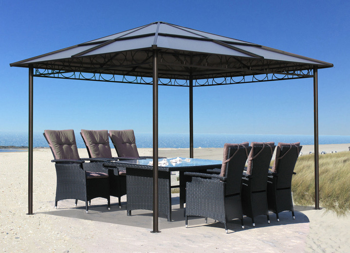 Pavillons - Stilvoller Hardtop-Pavillon, in Farbe ANTHRAZIT Ansicht 1