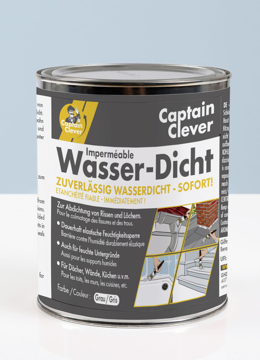 Gartenpflege - Captain Clever Wasserdich dauerelastische Dichtungsmasse Ansicht 2 Gartenpflege - Captain Clever Wasserdich dauerelastische Dichtungsmasse, in Farbe GRAU Ansicht 2