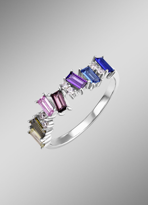Ringe - Damenring mit synth. Zirkonia, in Größe 160 bis 220, in Farbe  Ansicht 1