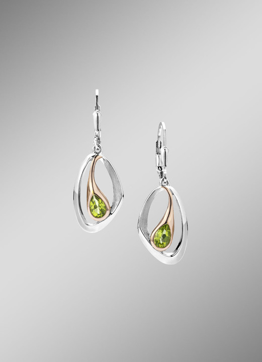 Ohrschmuck - Stilvolle Raffinesse: Ohrringe mit echt Peridot, in Farbe  Ansicht 1
