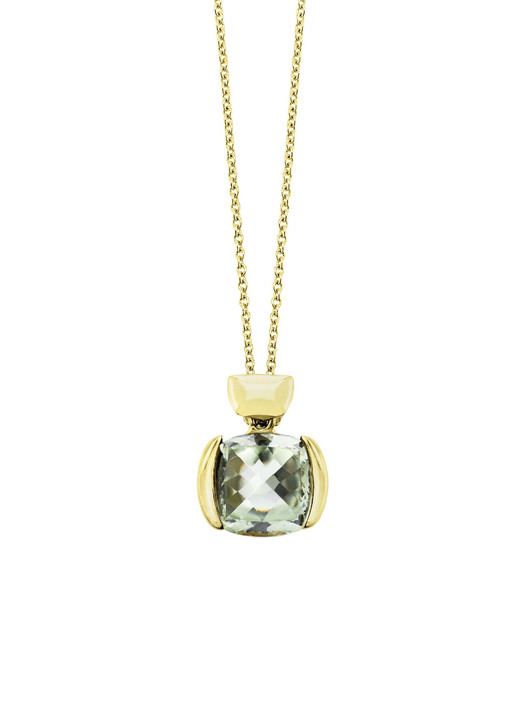 Anhänger - Erlesene Eleganz: Anhänger mit echt grünem Amethyst, in Farbe  Ansicht 2