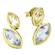 Ohrschmuck - Leuchtende Eleganz: Ohrstecker mit Blautopas und Lemonquarz, in Farbe  – Ansicht 2