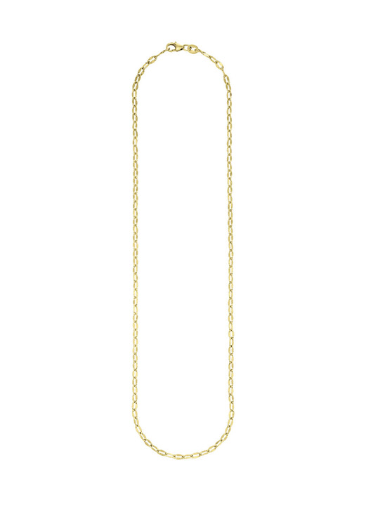 Halsketten - Exquisite Fantasieketten-Garnitur in Gold 375/- fein, in Farbe , in Ausführung Halskette, Länge 50 cm Ansicht 2