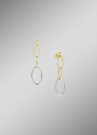 Ohrstecker: Moderne Eleganz in Bicolor