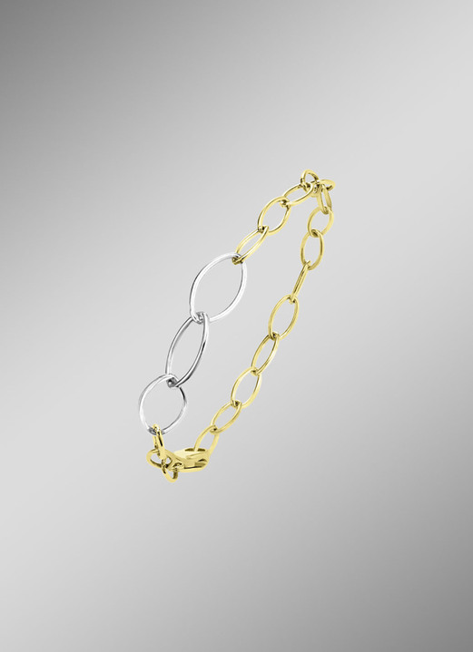 Armbänder - Luxuriöse Eleganz am Handgelenk: Armband in Bicolor, in Farbe  Ansicht 1