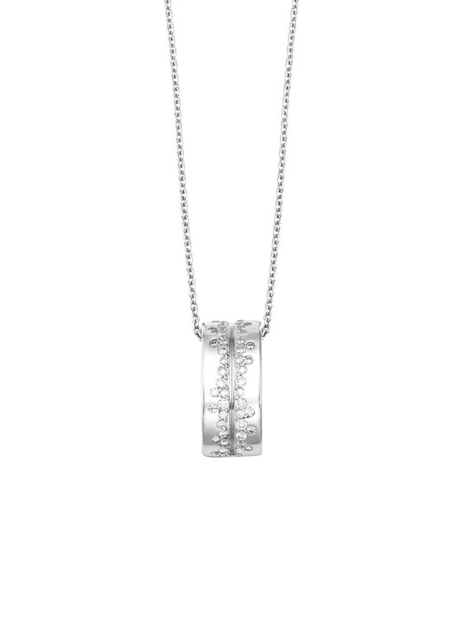 Anhänger - Klassischer Anhänger mit synth. Zirkonia, in Farbe  Ansicht 2