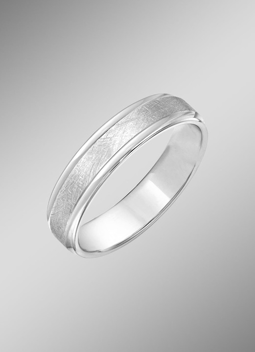 Ringe - Bezaubernder Partnerring in Silber, in Größe 160 bis 240, in Farbe , in Ausführung ohne synth. Zirkonia Ansicht 1