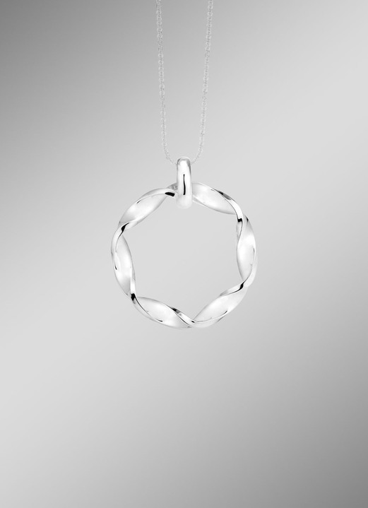 Anhänger - Eleganter Anhänger in gedrehtem Design, in Farbe  Ansicht 1