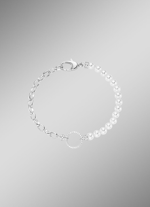 Armbänder - Armband mit Muschelkernperle, in Farbe  Ansicht 1
