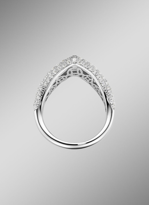 Ringe - Damenring mit Zirkonia, in Größe 160 bis 190, in Farbe  Ansicht 2
