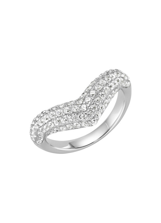 Ringe - Damenring mit Zirkonia, in Größe 160 bis 190, in Farbe  Ansicht 3