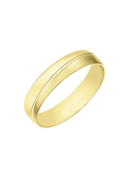 Trauringe - Edler Trauring glänzend/mattiert, in Größe 160 bis 240, in Farbe  Ansicht 2