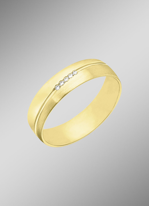 Trauringe - Edler Trauring glänzend/mattiert, in Größe 160 bis 240, in Farbe  Ansicht 5