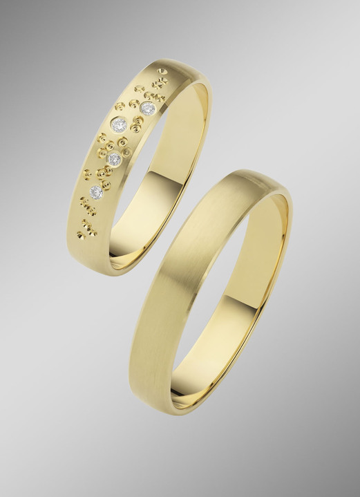 Trauringe - Satinierter Trauring, in Größe 160 bis 240, in Farbe  Ansicht 3