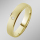 Trauringe - Eleganter Trauring in Gold, in Größe 160 bis 240, in Farbe  – Ansicht 1