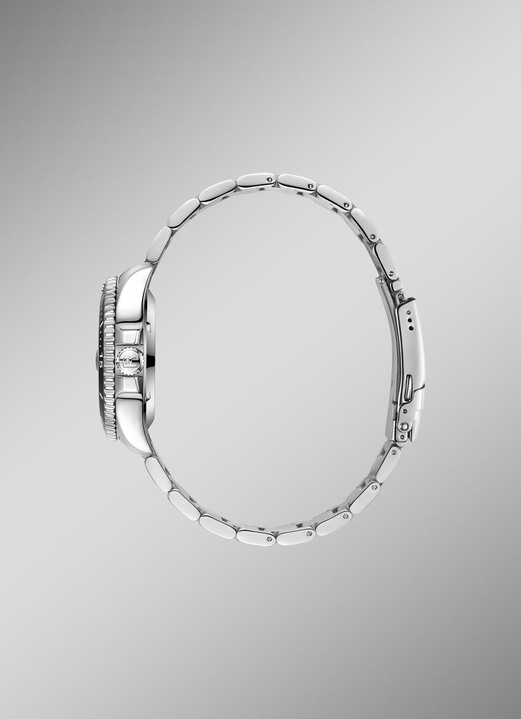 Mechanikuhren / Automatikuhren - Rotary-Henley-Seamatic-Automatik-Taucheruhr mit Edelstahlgehäuse, in Farbe , in Ausführung grüne Akzente Ansicht 3