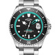 Mechanikuhren / Automatikuhren - Rotary-Henley-Seamatic-Automatik-Taucheruhr mit Edelstahlgehäuse, in Farbe , in Ausführung grüne Akzente – Ansicht 6