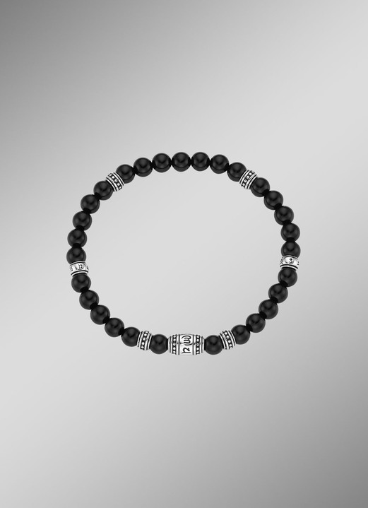 Armbänder - Maskulines Armband mit tibetischen Symbolen, in Farbe  Ansicht 1