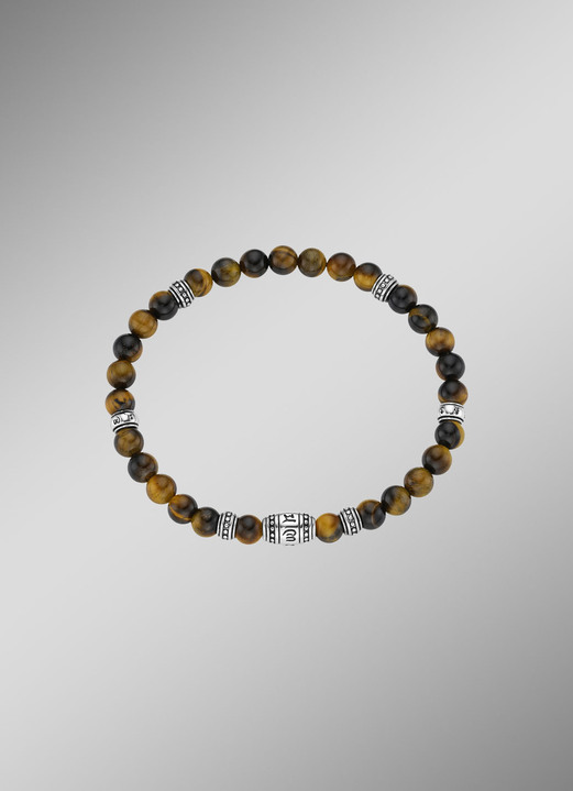 Armbänder - Kraftvolles Armband mit tibetischen Symbolen, in Farbe  Ansicht 1